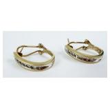 Pair of Ladies 14Kt. 1/2 ct tw. Diamond Earrings