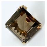 14Kt. Custom Pendant w/ Large Smoky Quartz