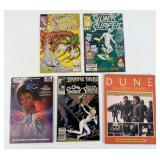 (4) Comic Books & Dune Coloring Book