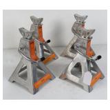 (4) U. S. General Aluminum 3 Ton Jack Stands