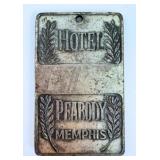 Peabody Hotel Sterling 1ozt. Bar Room Key Fob