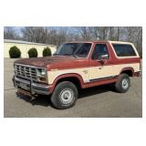 1986 Ford 'Bullnose' Bronco XLT 4WD Wagon 2-DR