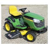 2018 John Deere E170 Lawn Tractor, 33 Hours