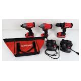 (3) Craftsman 20V Cordless Tools