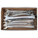 (9) Large S-K Tools Combination Wrenches