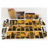 Assorted Dewalt Screwdrivers, Bits, Pliers, Etc.