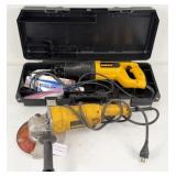 Dewalt Corded Reciprocating Saw & Angle Grinder