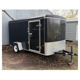 US Cargo 6' X 12' Englosed Trailer with Ramp Door