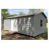 12' X 24' Metal Storage Building with Double Doors