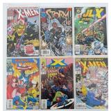 (6) X-Men Comic Books