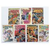(7) Marvel Fantastic Four Comic Books, 1973-89