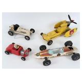 (3) Tether Cars & Hot Rod Friction Car