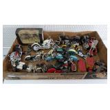 Large Group of Model Motorcycles, HD, Indian, Etc.