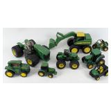 Group of John Deere Plastic Toys