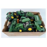 Large Group of Plastic John Deere Toys
