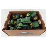Large Group of Plastic John Deere Toys