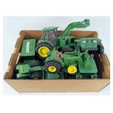 Large Group of Plastic John Deere Toys