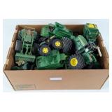 Large Group of Plastic John Deere Toys