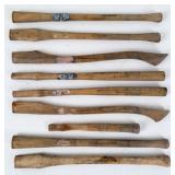 (9) Salesman's Sample Axe & Hammer Handles