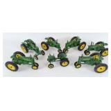(7) John Deere Classic Diecast Model Tractors