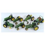 (7) John Deere Diecast Tractors