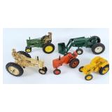 (5) Misc. Ertl John Deere Diecast Tractors