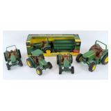 (5) John Deere Tractors w/ Diecast Hoods