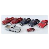 (6) Welly Die Cast 1/18 Scale Model Ford Pickups