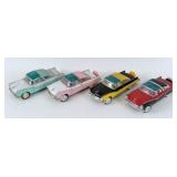 (4) Road Die Cast 1/18 Scale Ford Fairlane Models