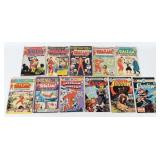 (11) DC Comic Books, Shazam!, Freedom Fighters,