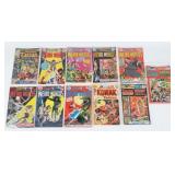 (11) Tarzan Comic Books, Weird Worlds, Korak, Etc.