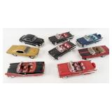 (8) Ertl Diecast 1:18 Scale Model Cars