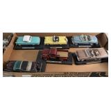 (6) Diecast 1:18 Scale Display Models On Stands