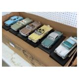 (6) Diecast 1:18 Scale Display Models On Stands