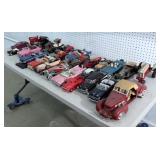 Large Group of Damaged Model Cars, Tractors, Etc.