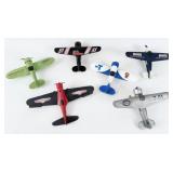 (6) Diecast Airplanes, Wrigley's, Etc.