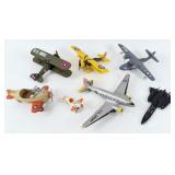 (7) Diecast Airplanes, Ertl, Hallmark, Etc.