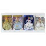 (4) Barbie As Cinderella Dolls