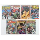 (7) Marvel Comics Indiana Jones, Hercules, Etc.