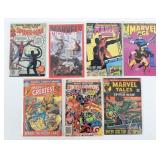 (7) Marvel Comics Comic Books, 1972-1994