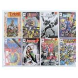 (8) Valiant Comic Books, Turok, Ninjak, Etc.