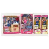 (4) Shopping Barbies