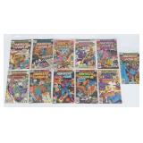 (11) Marvel Comics Fantastic Four Comics, #181-213