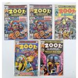 (5) 1977 Marvel Comics 2001: A Space Odyssey