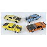 (4) Ertl Diecast 1/18 Scale Model Cars