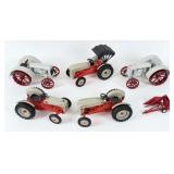 (5) Ertl Ford Diecast Model Tractors & Picker