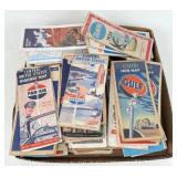 Large Group of Vintage US Advertising Maps