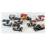 (8) Remington Diecast Advertising Trucks & Banks