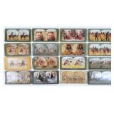 Group of Western Stereoscopic View Cards