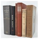 (6) Civil War Books, Union & Confederate